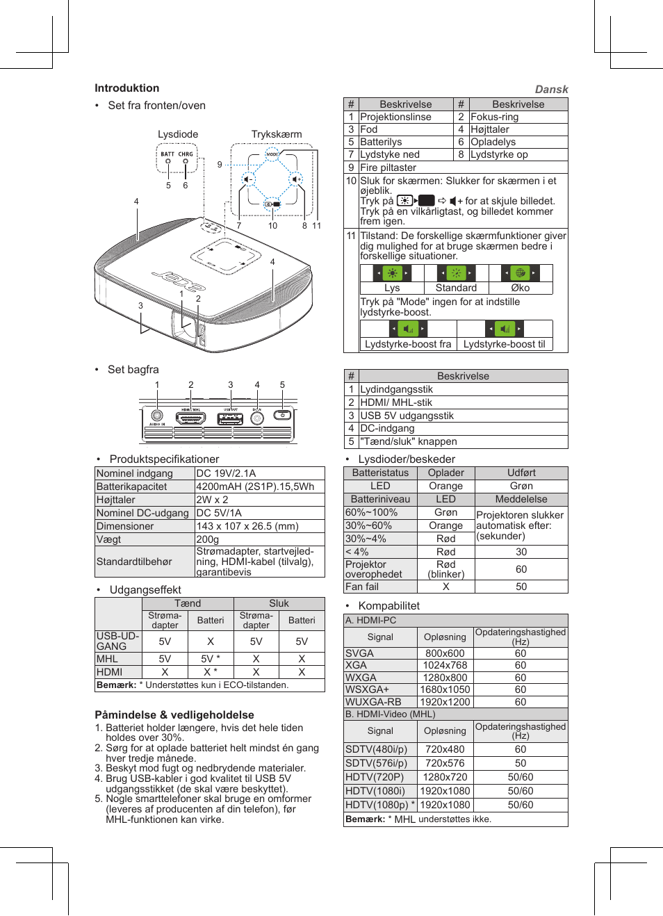 Acer C205 User Manual | Page 10 / 68