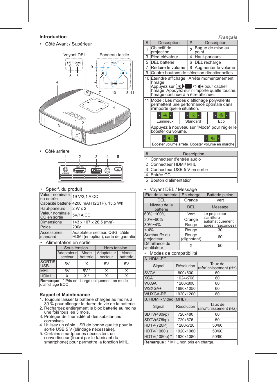 Acer C205 User Manual | Page 18 / 68