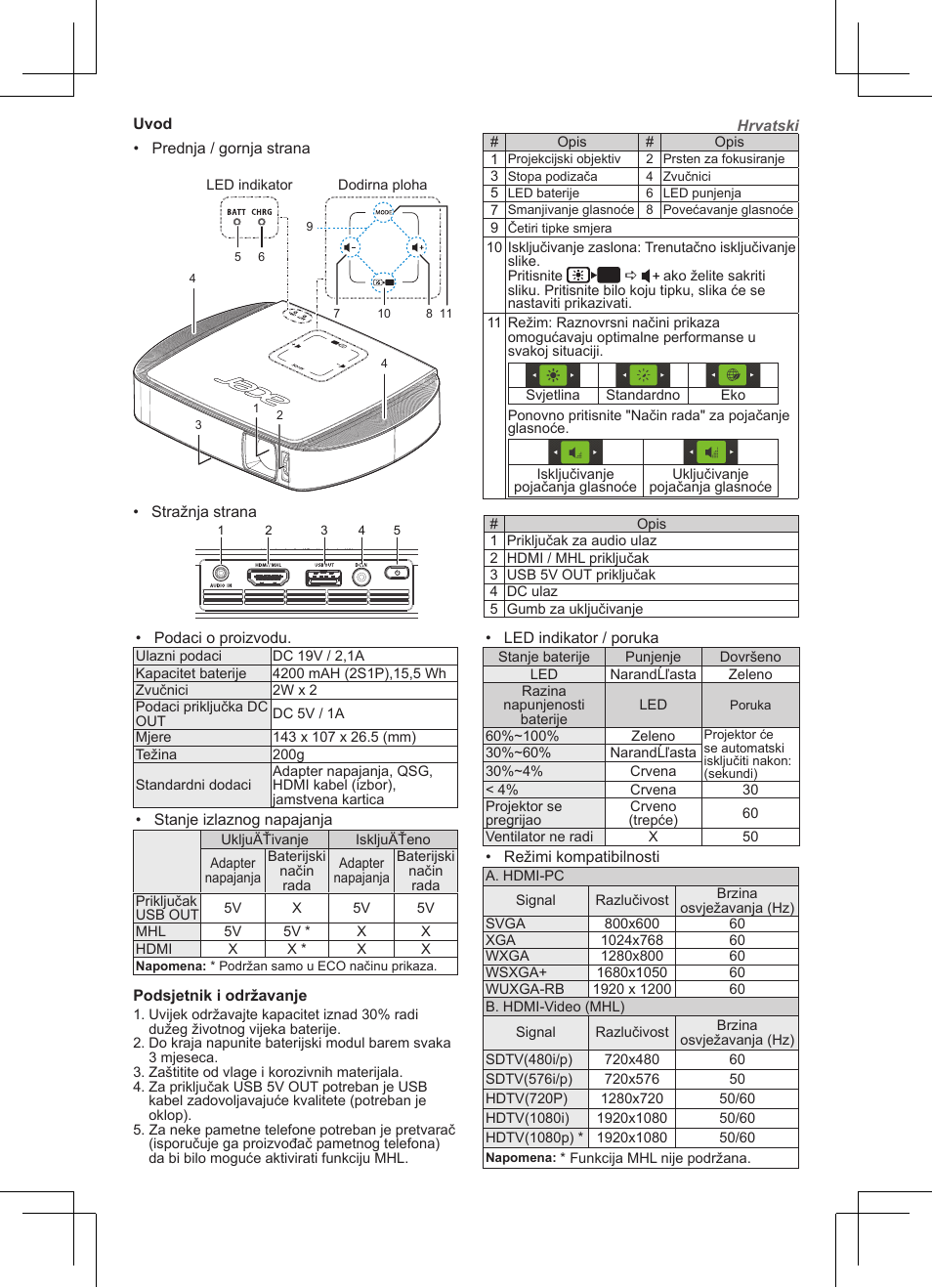 Acer C205 User Manual | Page 20 / 68