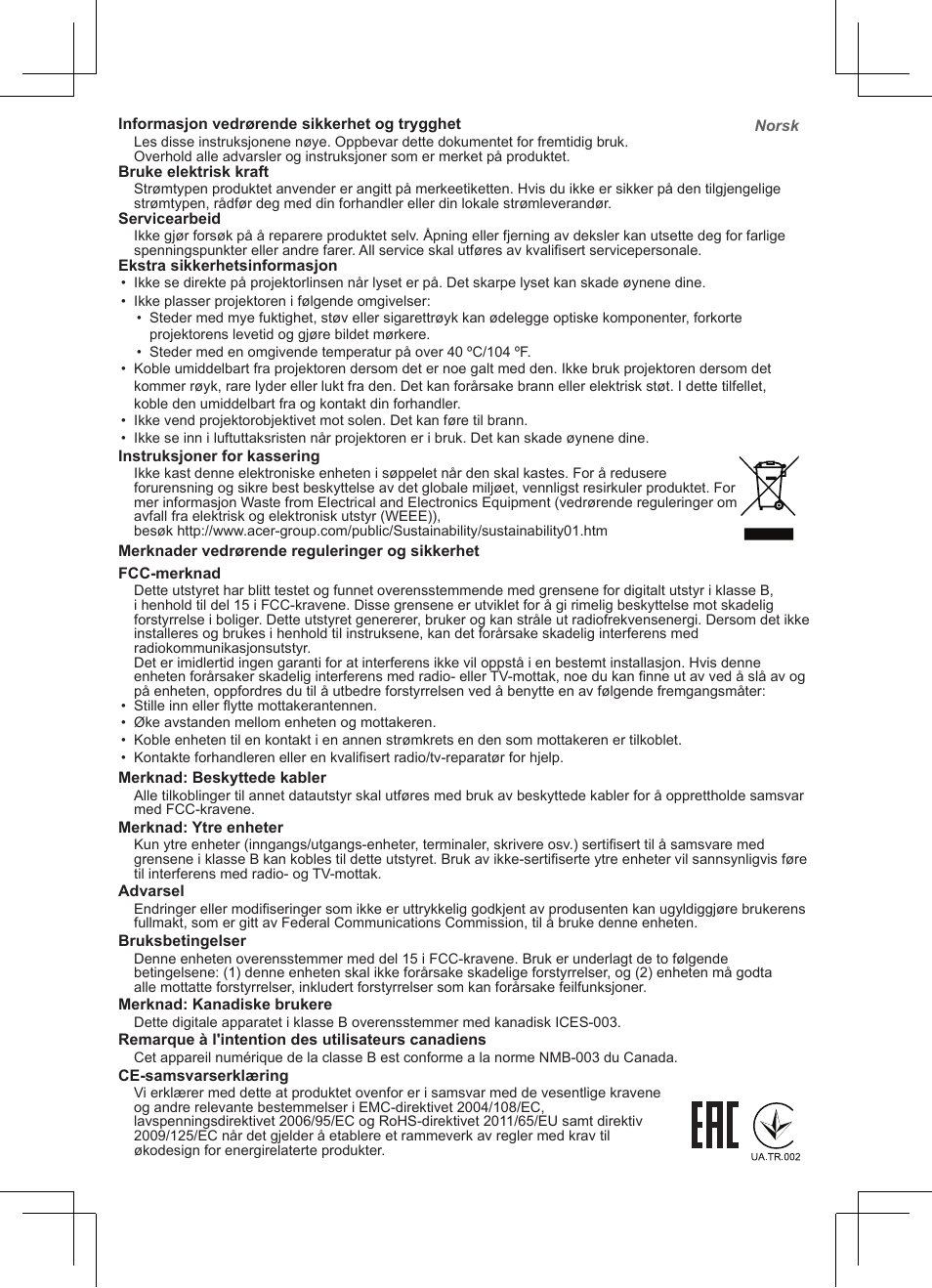 Acer C205 User Manual | Page 29 / 68