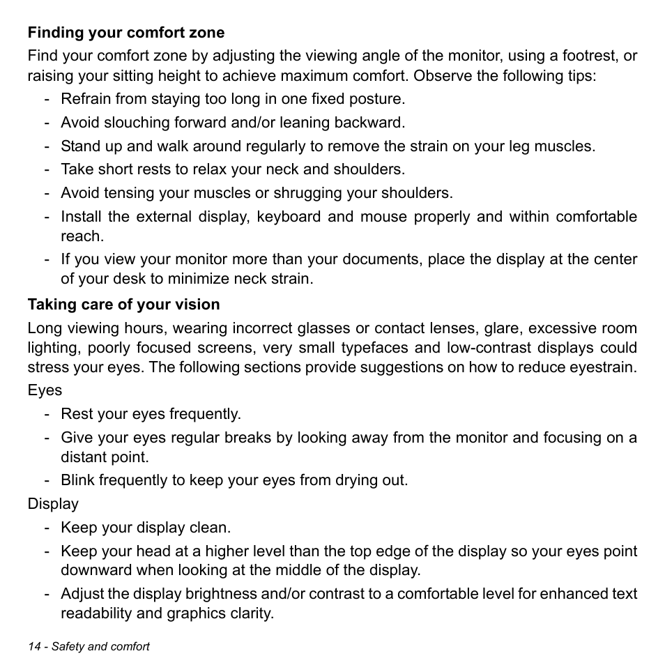 Acer Aspire M5-583P User Manual | Page 14 / 110