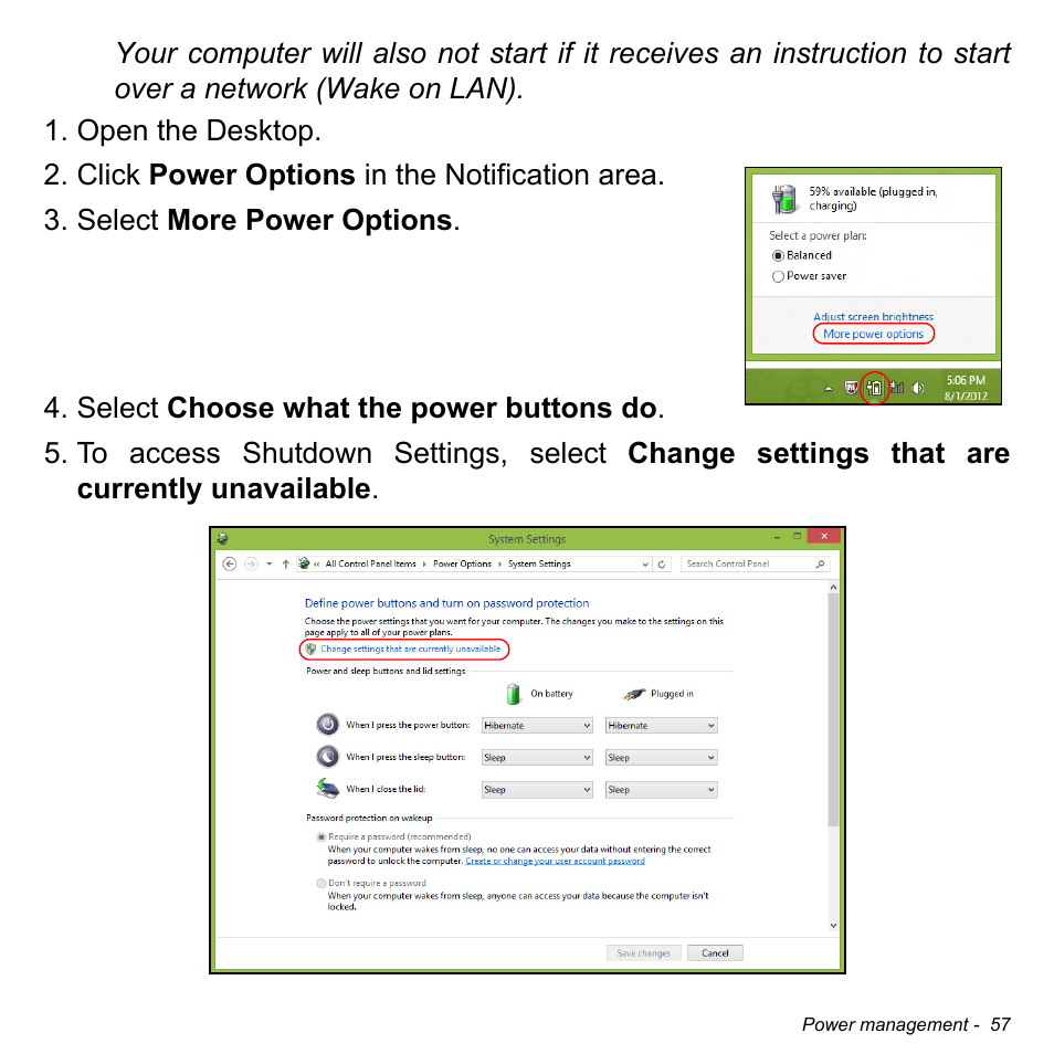 Acer Aspire M5-583P User Manual | Page 57 / 110