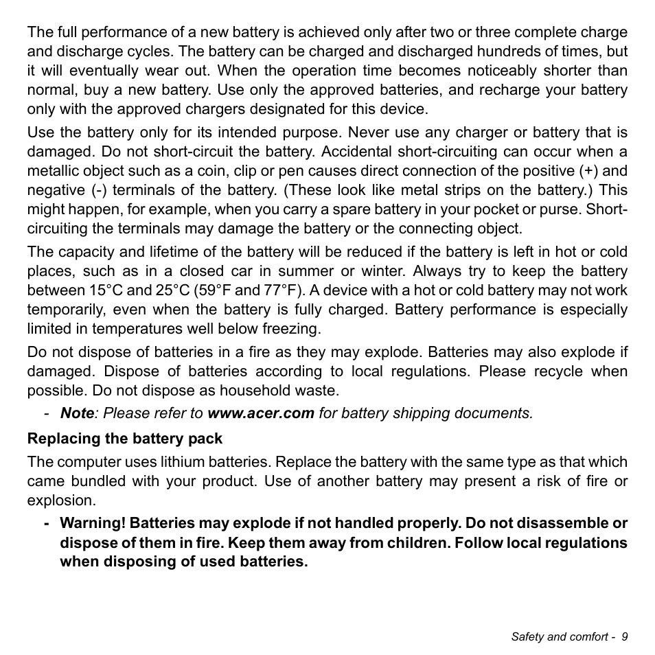 Acer Aspire M5-583P User Manual | Page 9 / 110