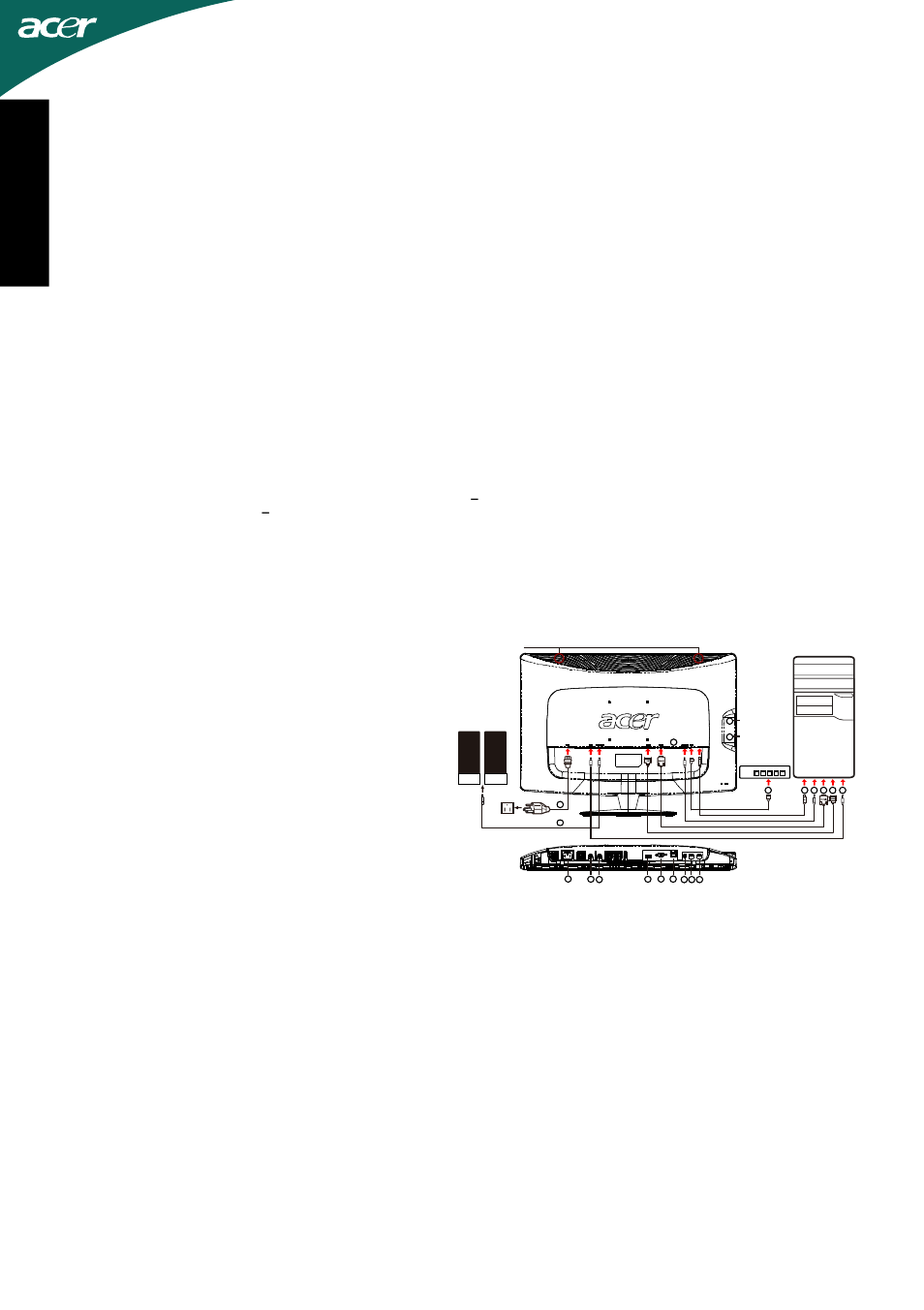 Instructions de sécurité, Fr an ça is, Connecter votre moniteur à un ordinateur | Astuces de dépannages, Détails de fonctionnement | Acer D241H User Manual | Page 11 / 58