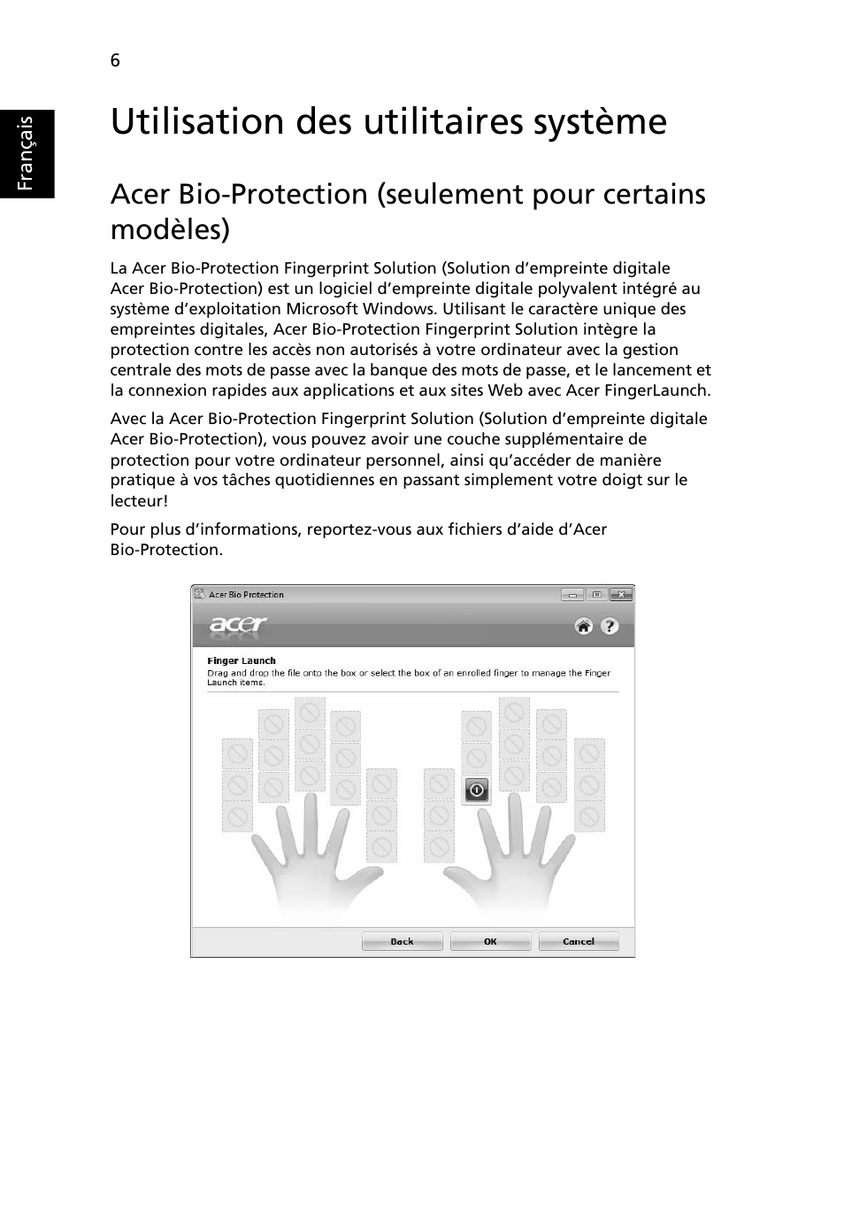 Utilisation des utilitaires système | Acer Aspire 4253 User Manual | Page 104 / 2348