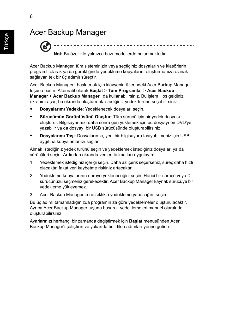 Acer backup manager | Acer Aspire 4253 User Manual | Page 1860 / 2348