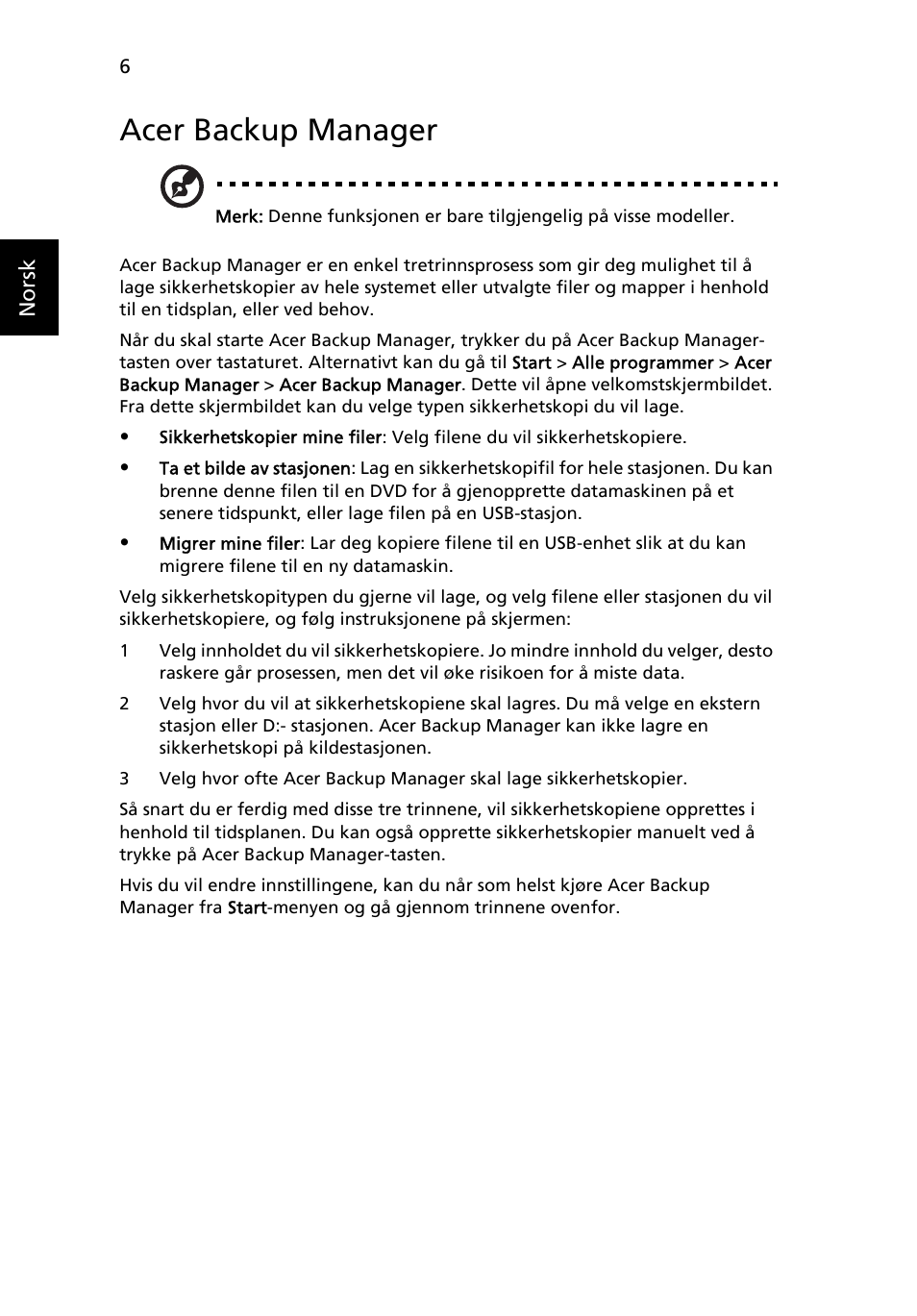 Acer backup manager | Acer Aspire 4253 User Manual | Page 568 / 2348