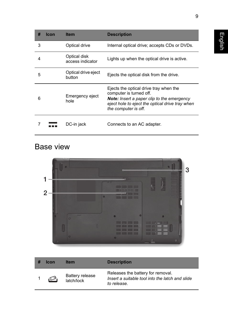 Base view | Acer TravelMate P453-MG User Manual | Page 11 / 312