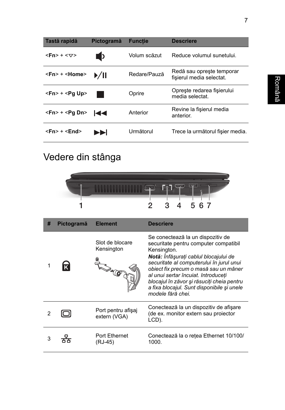 Vedere din stânga | Acer TravelMate P453-MG User Manual | Page 195 / 312