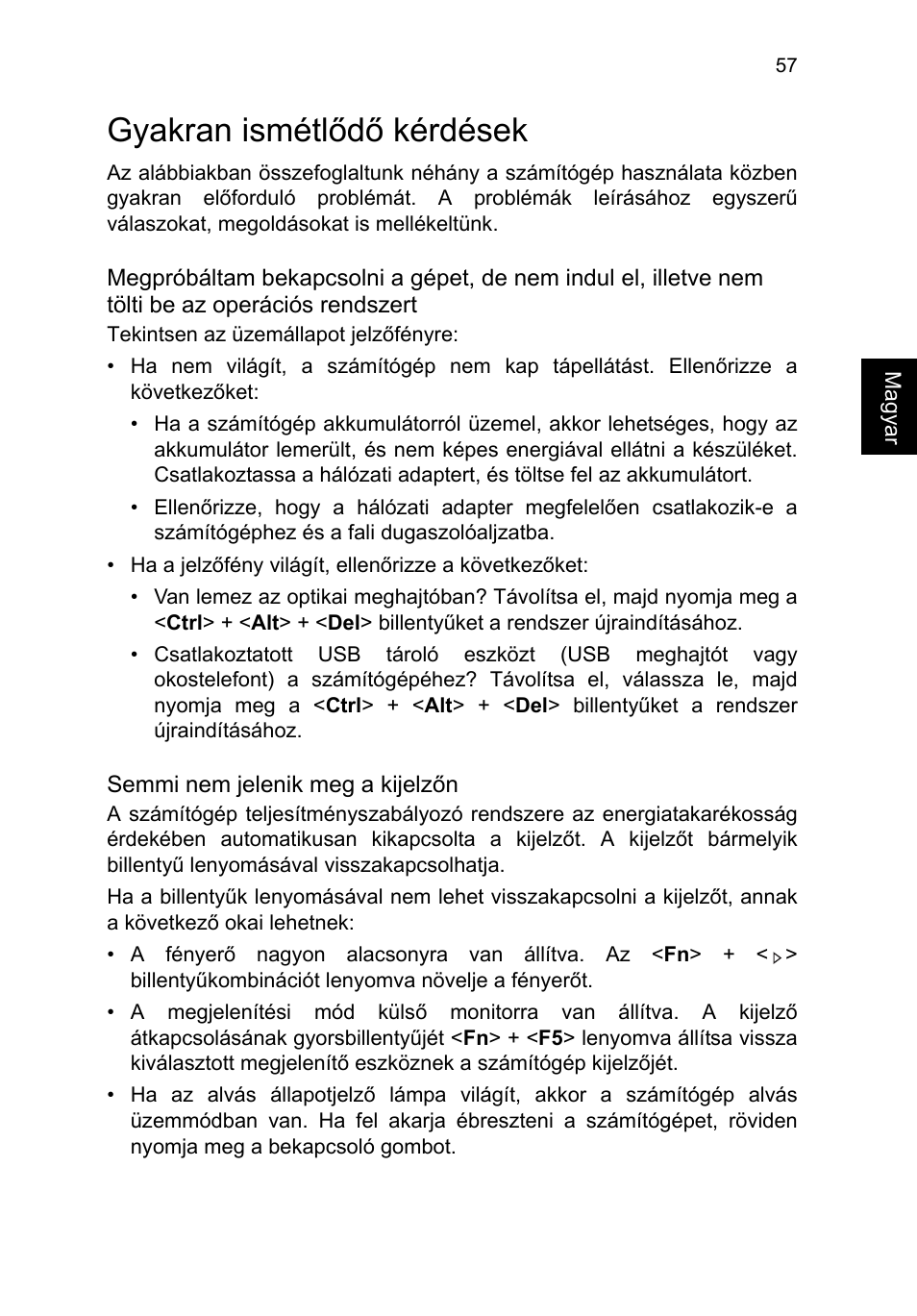 Gyakran ismétlődő kérdések | Acer TravelMate B113-M User Manual | Page 1277 / 2734