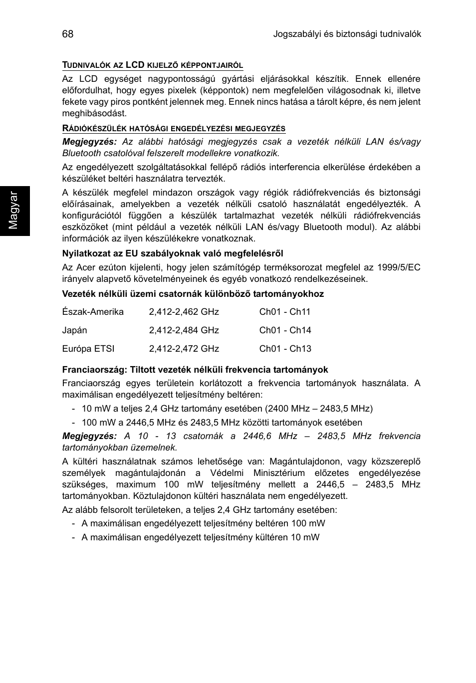 Magyar | Acer TravelMate B113-M User Manual | Page 1288 / 2734