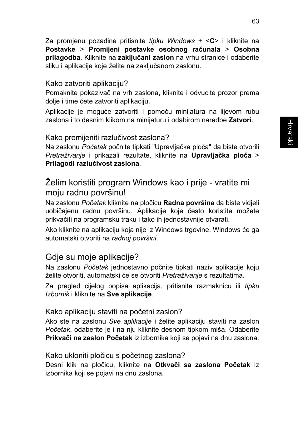 Gdje su moje aplikacije | Acer TravelMate B113-M User Manual | Page 1645 / 2734