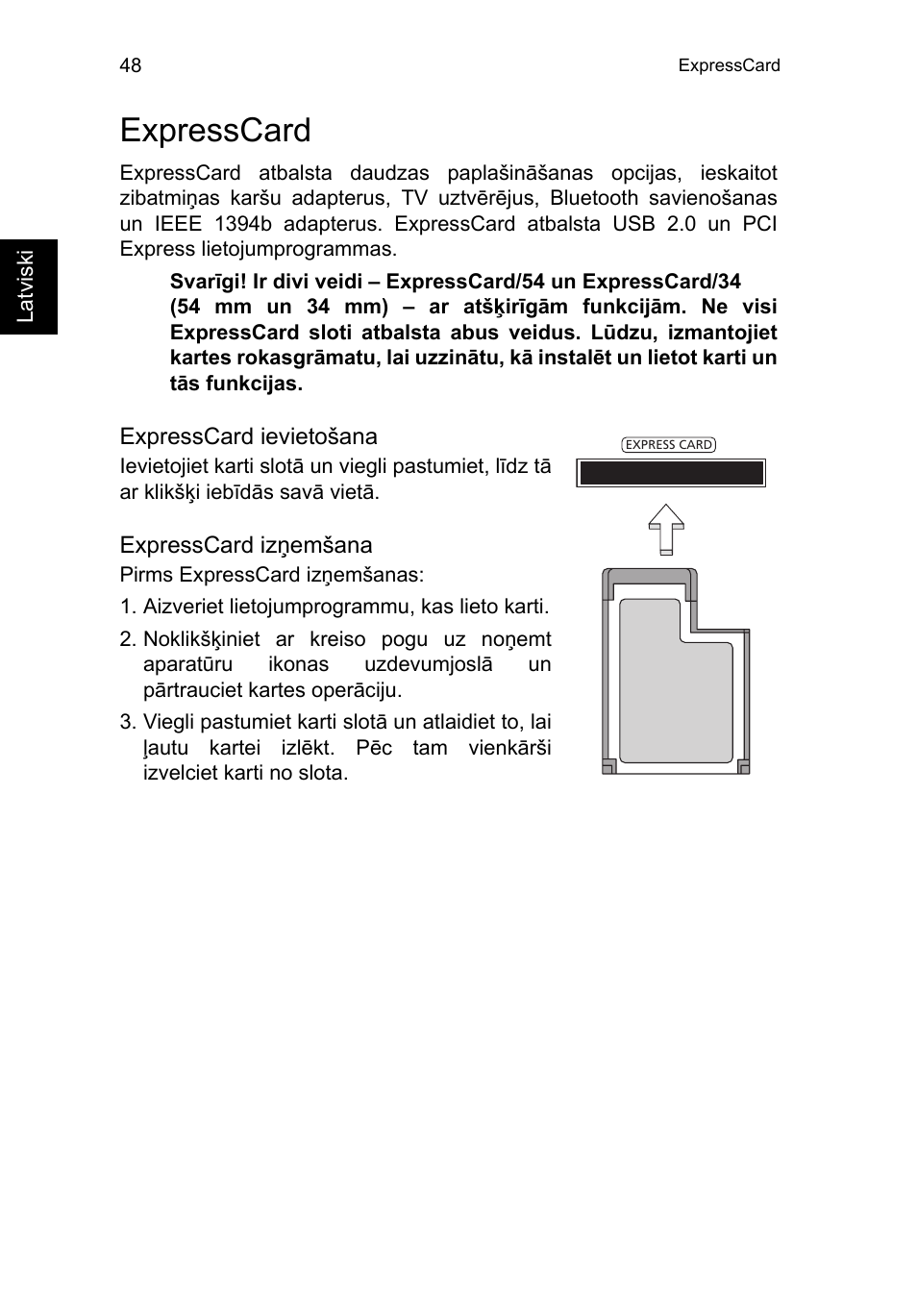 Expresscard | Acer TravelMate B113-M User Manual | Page 1996 / 2734