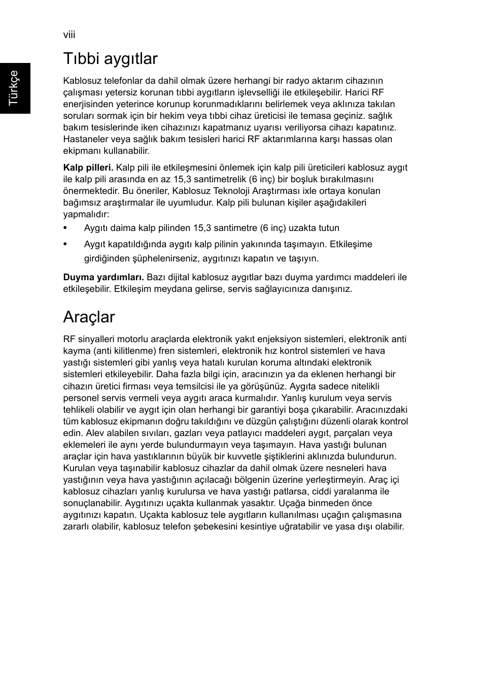 Tıbbi aygıtlar, Araçlar | Acer TravelMate B113-M User Manual | Page 2222 / 2734