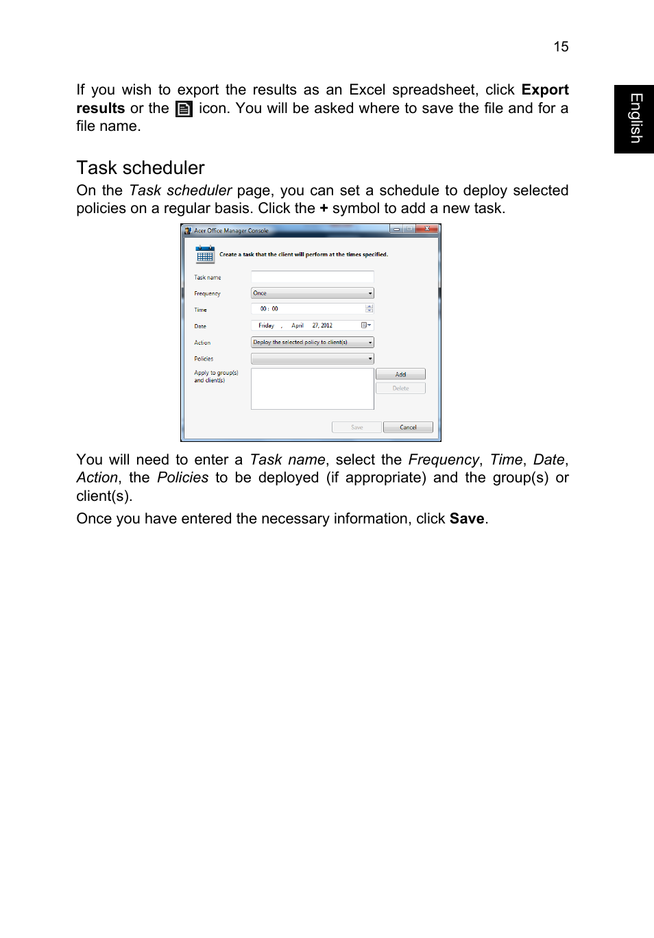 Task scheduler | Acer TravelMate B113-M User Manual | Page 35 / 2734