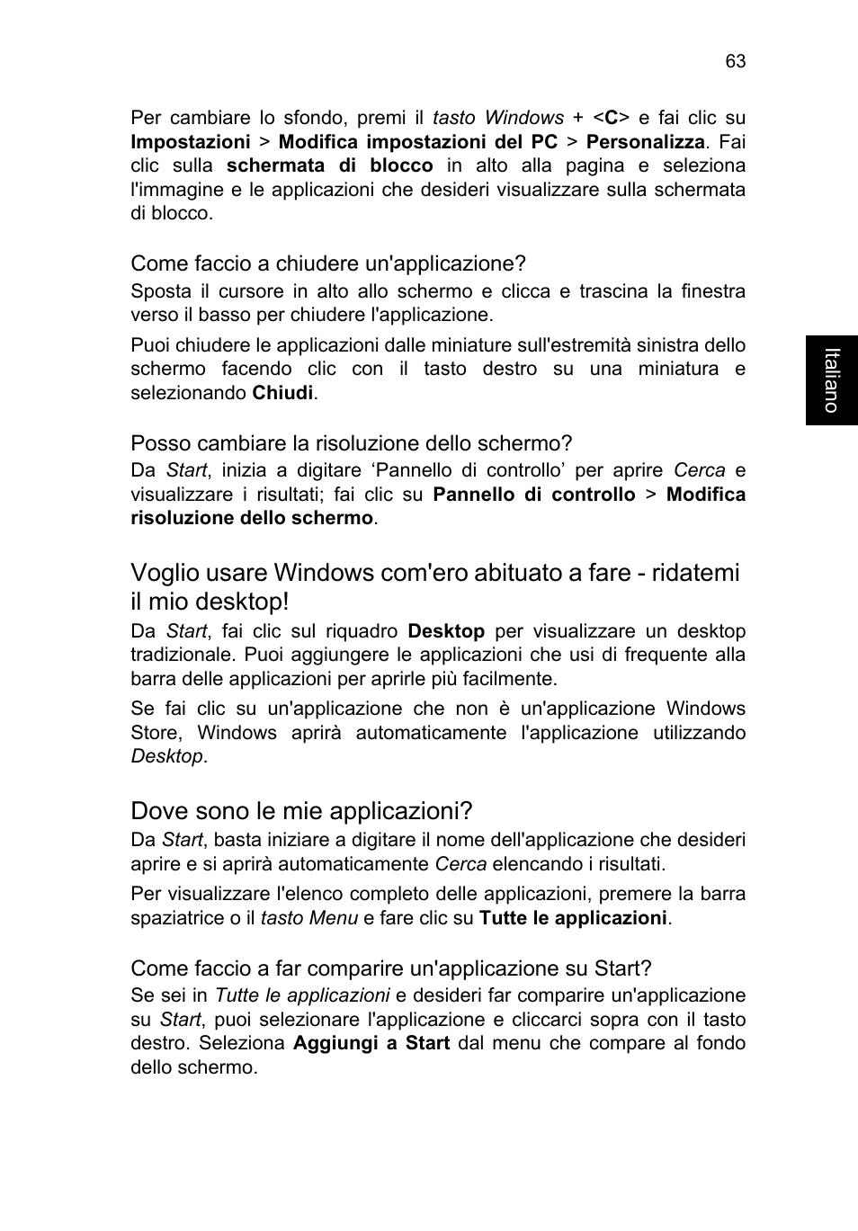 Dove sono le mie applicazioni | Acer TravelMate B113-M User Manual | Page 367 / 2734