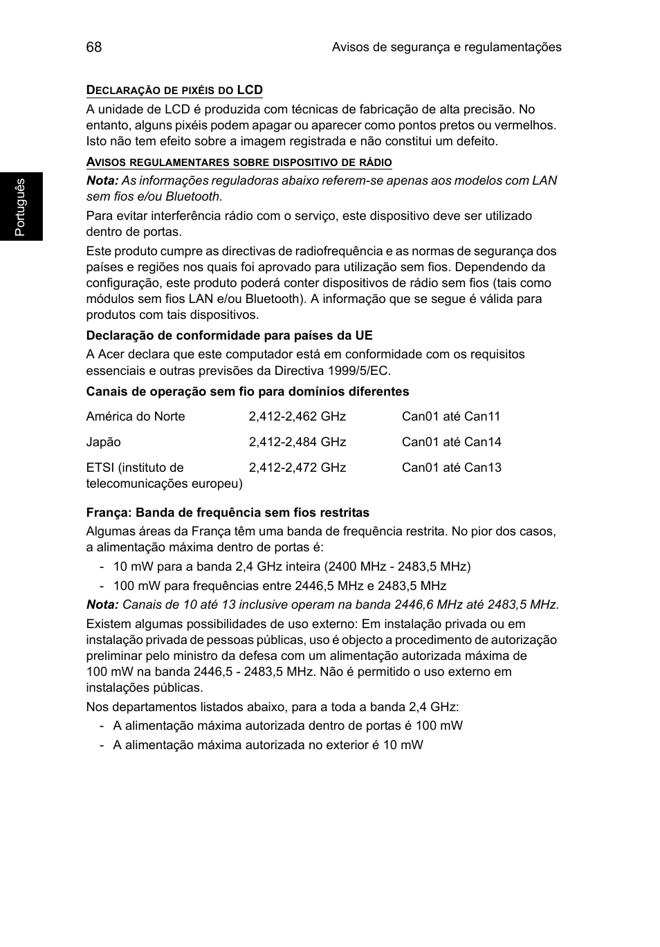 Port ugu ês | Acer TravelMate B113-M User Manual | Page 556 / 2734