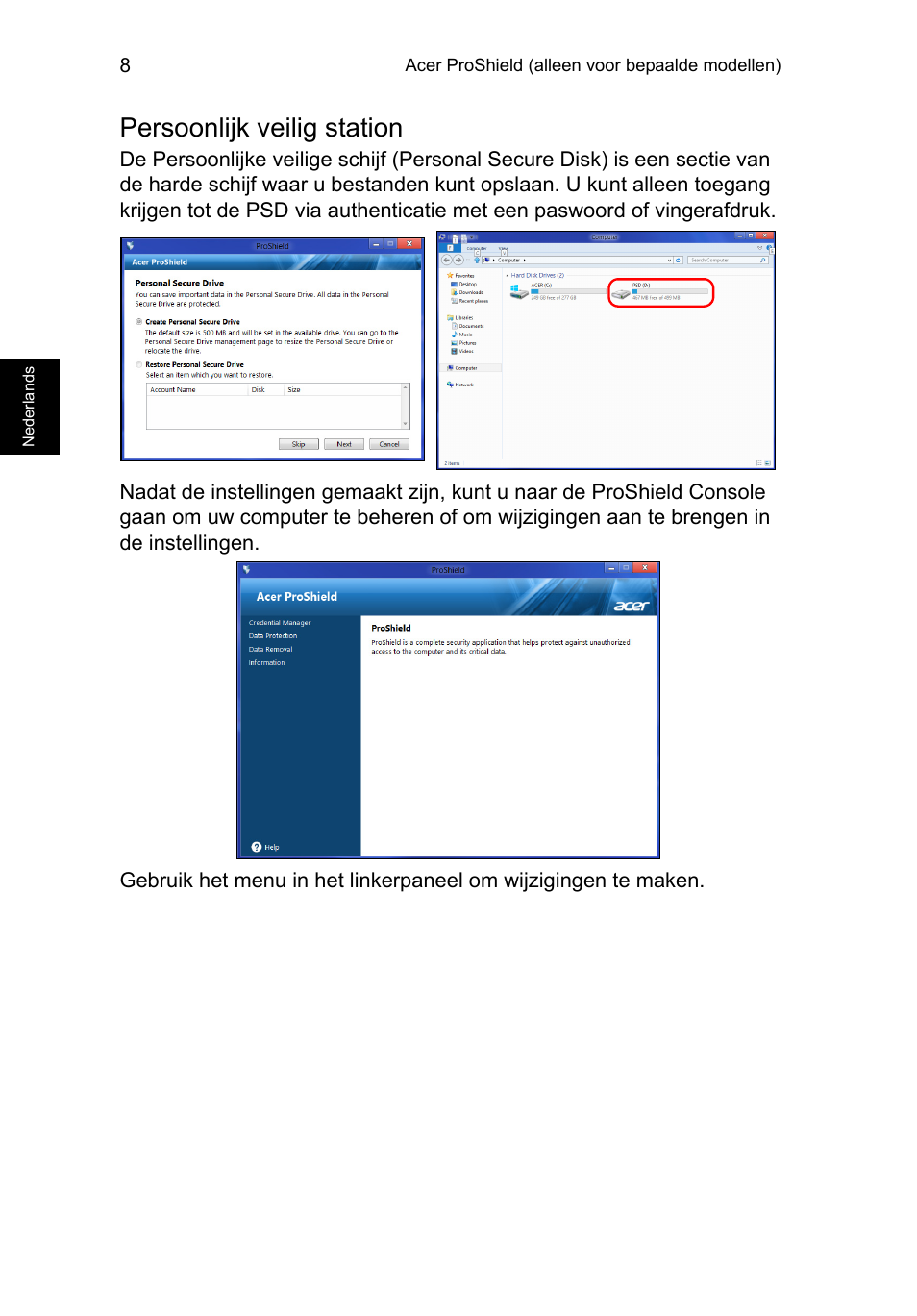 Persoonlijk veilig station | Acer TravelMate B113-M User Manual | Page 588 / 2734