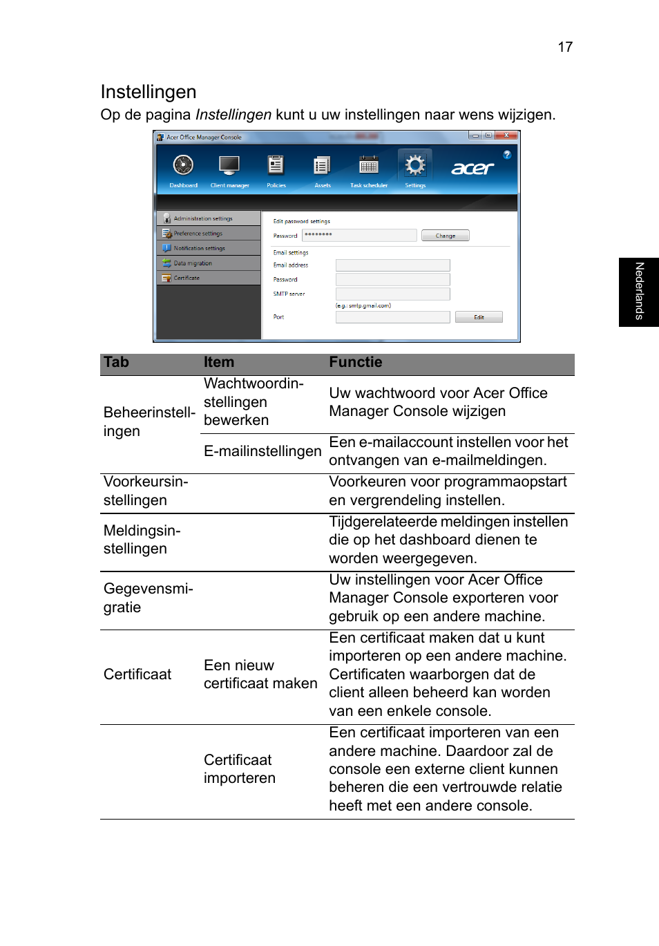 Instellingen | Acer TravelMate B113-M User Manual | Page 597 / 2734