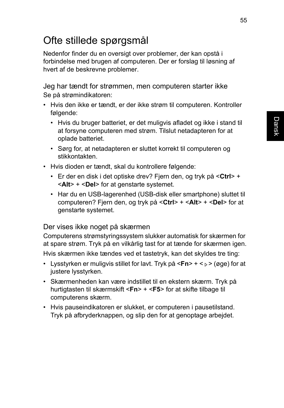 Ofte stillede spørgsmål | Acer TravelMate B113-M User Manual | Page 815 / 2734