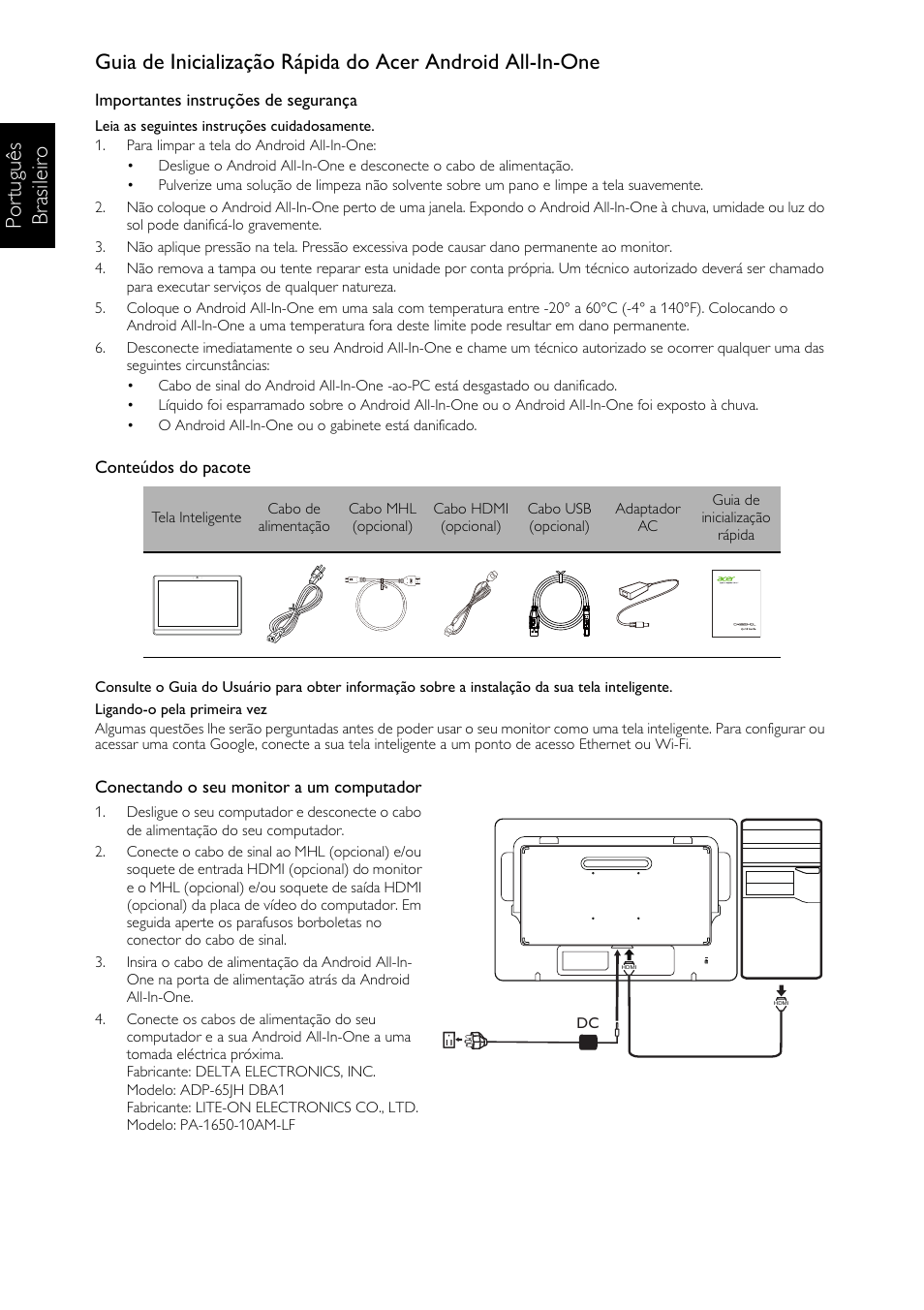 Acer DA223HQL User Manual | Page 32 / 40