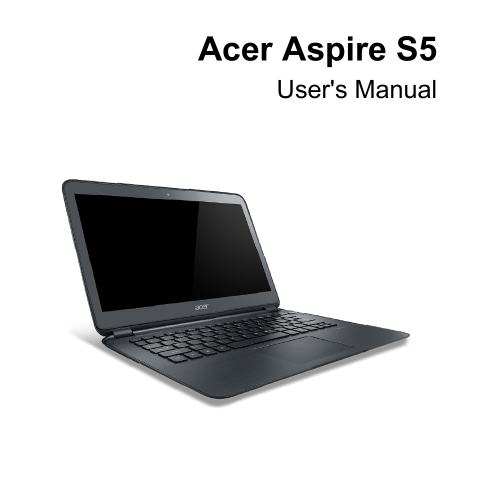 Acer Aspire S5-391 User Manual | 111 pages