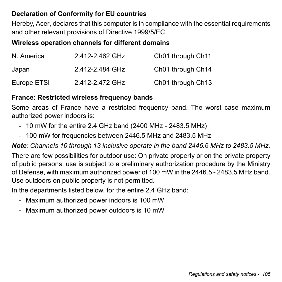 Acer Aspire S5-391 User Manual | Page 105 / 111