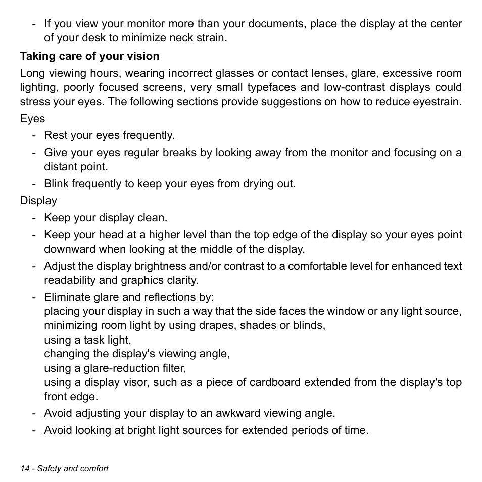 Acer Aspire S5-391 User Manual | Page 14 / 111