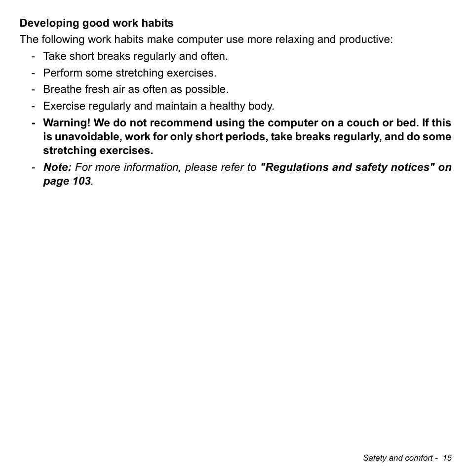 Acer Aspire S5-391 User Manual | Page 15 / 111