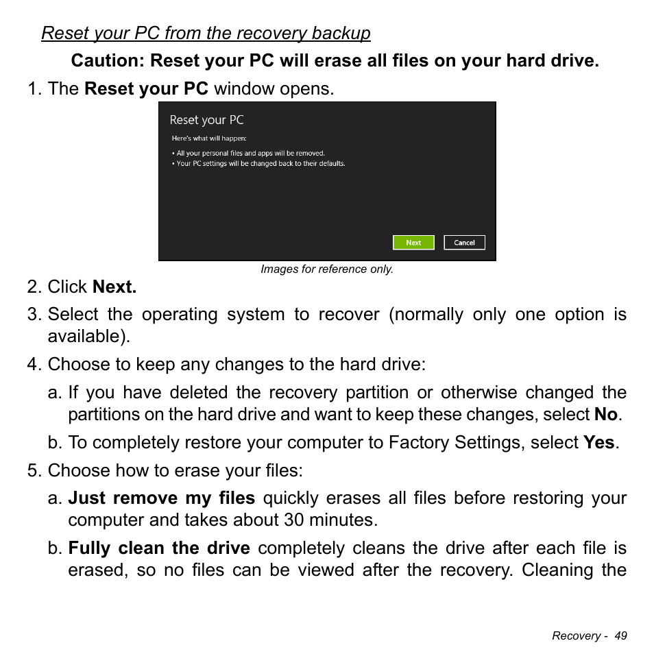 Acer Aspire S5-391 User Manual | Page 49 / 111