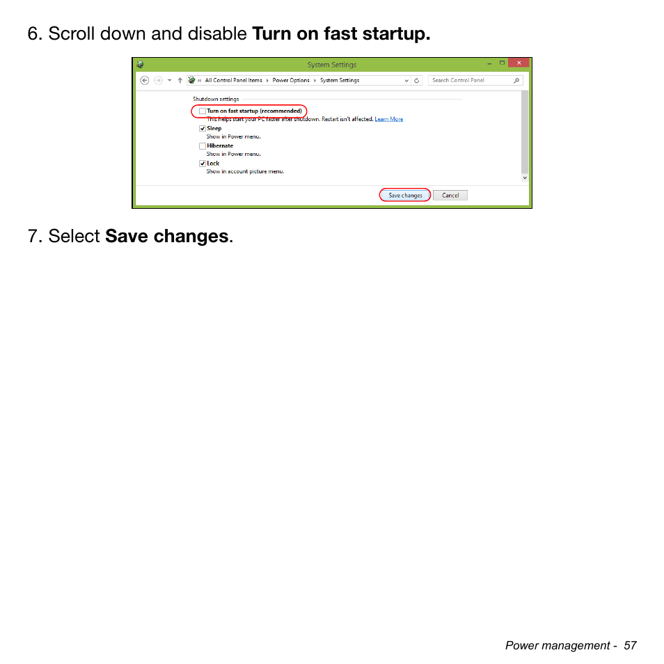 Acer Aspire S5-391 User Manual | Page 57 / 111
