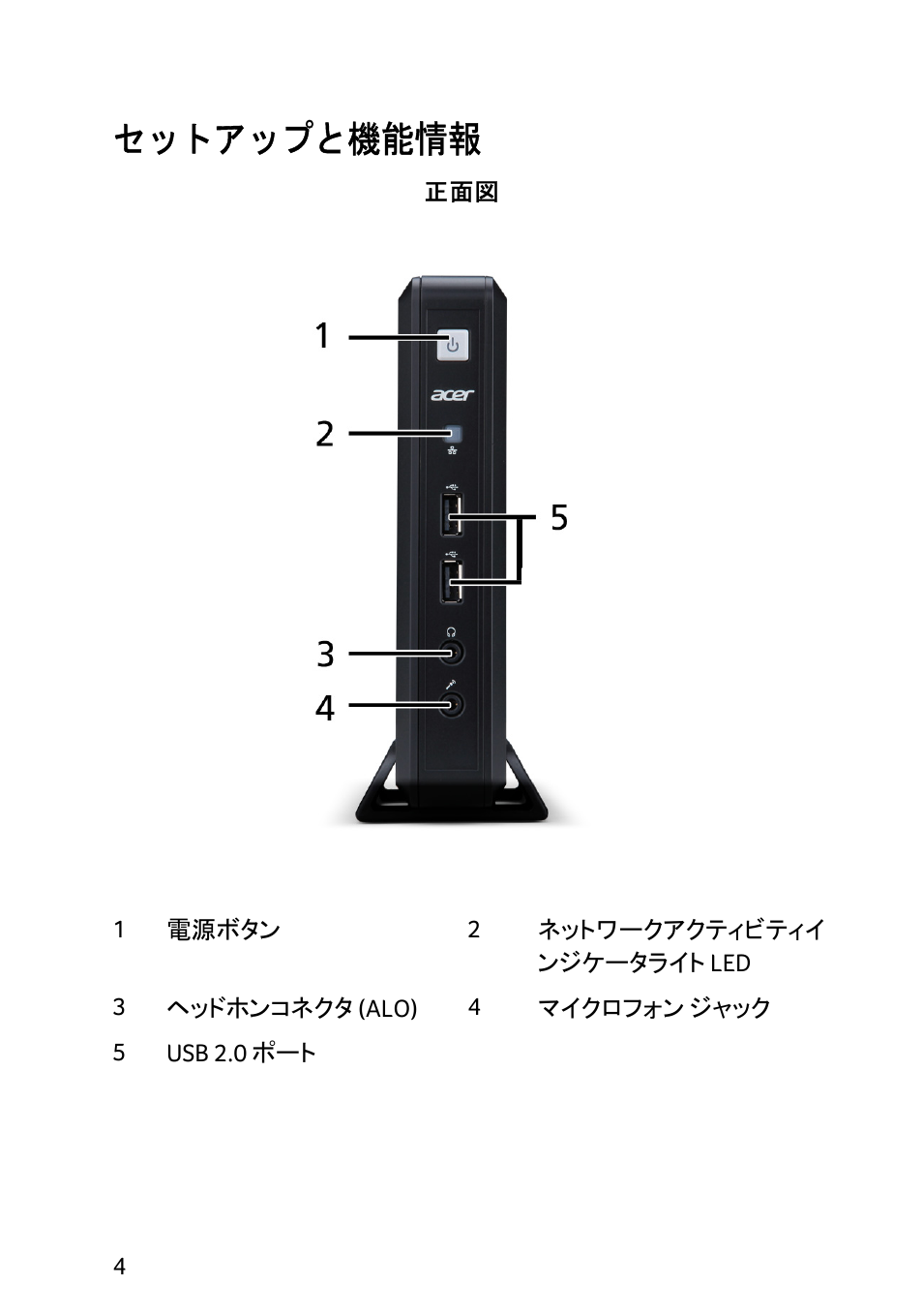 セットアップと機能情報 | Acer Veriton N2010G User Manual | Page 120 / 157