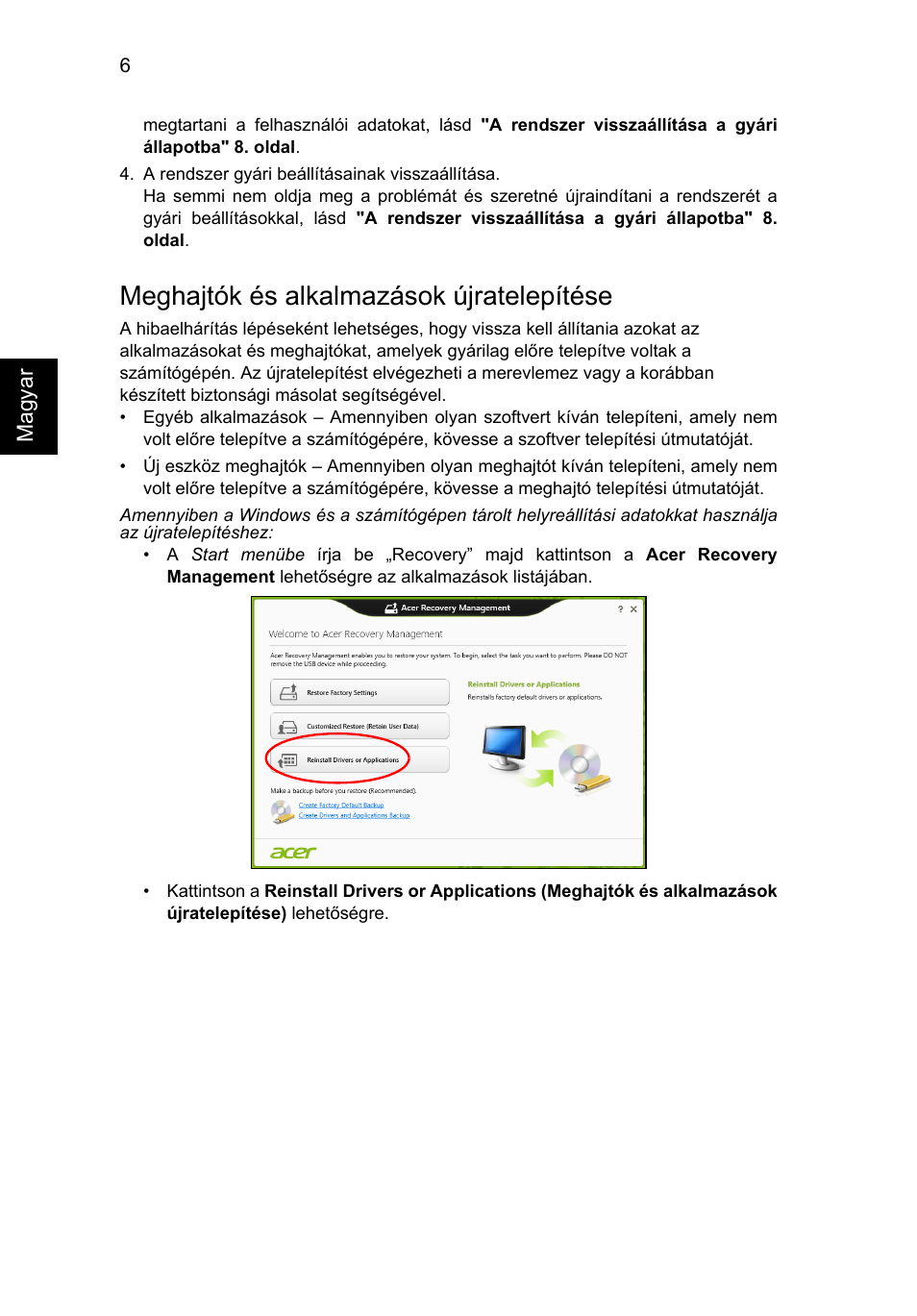 Meghajtók és alkalmazások újratelepítése | Acer Aspire V5-131 User Manual | Page 1008 / 2228