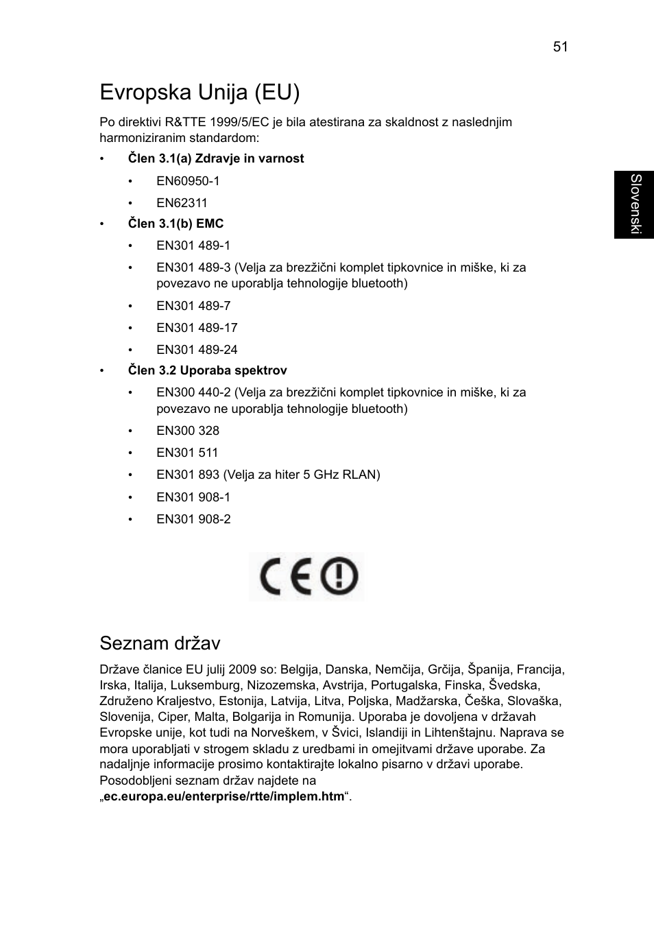 Evropska unija (eu), Seznam držav | Acer Aspire V5-131 User Manual | Page 1273 / 2228