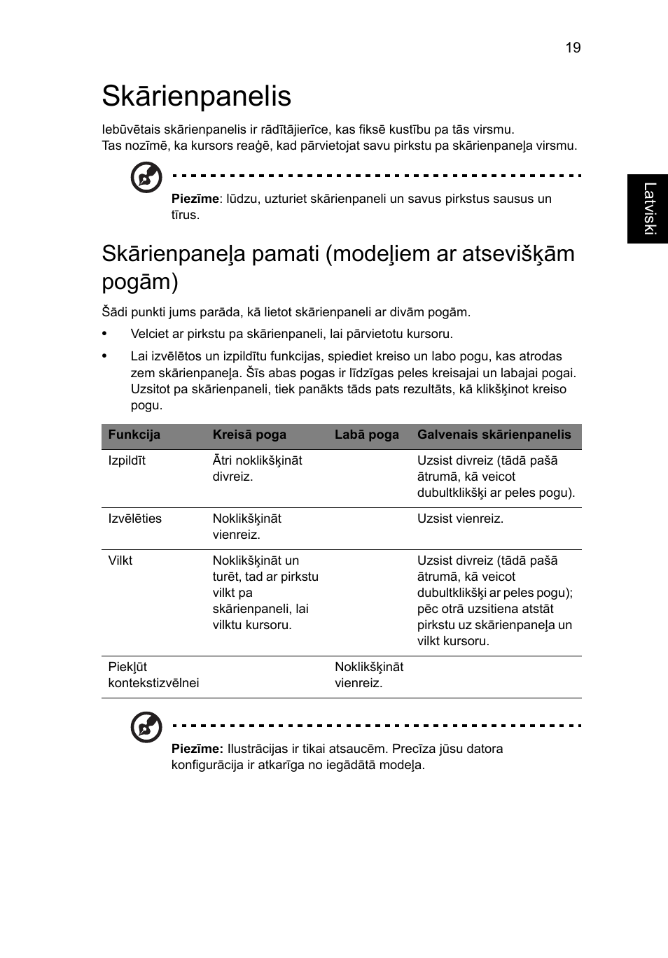 Skārienpanelis | Acer Aspire V5-131 User Manual | Page 1609 / 2228