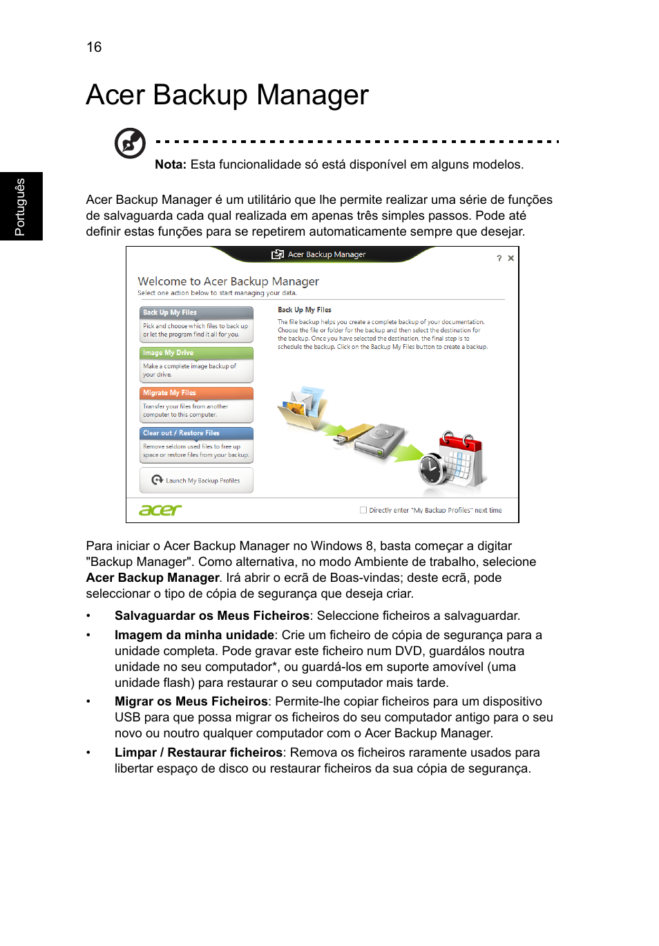 Acer backup manager | Acer Aspire V5-131 User Manual | Page 418 / 2228