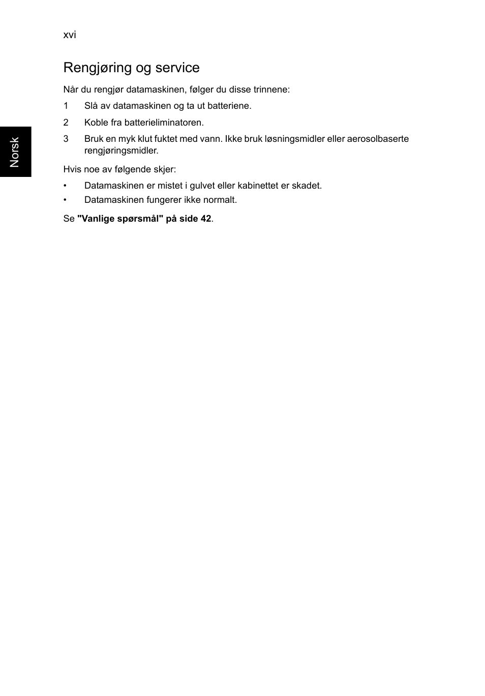 Rengjøring og service | Acer Aspire V5-131 User Manual | Page 546 / 2228