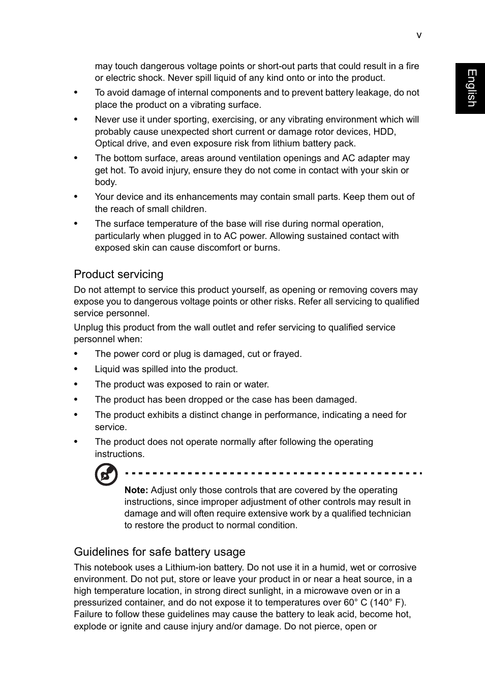 Acer Aspire V5-131 User Manual | Page 7 / 2228
