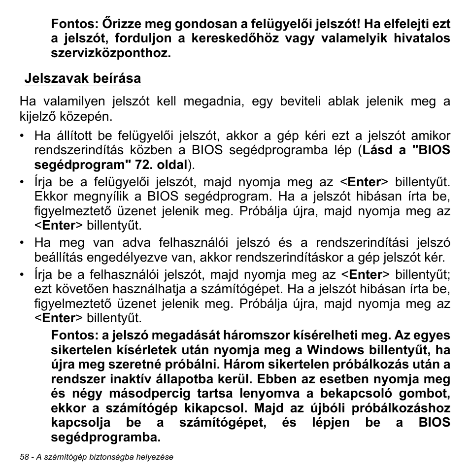 Jelszavak beírása | Acer W700 User Manual | Page 1064 / 2286