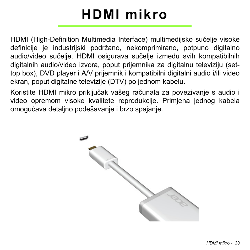 Hdmi mikro | Acer W700 User Manual | Page 1343 / 2286