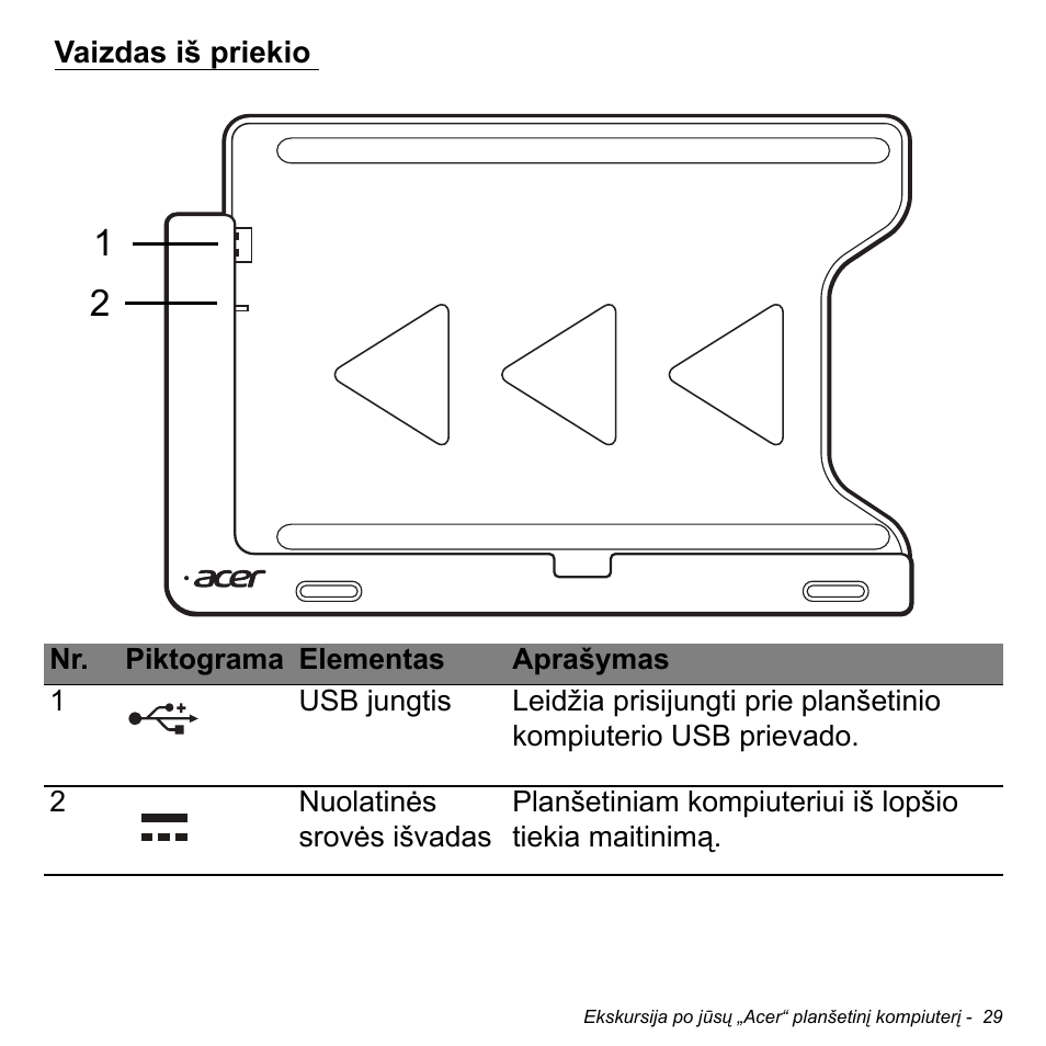 Vaizdas iš priekio | Acer W700 User Manual | Page 1719 / 2286