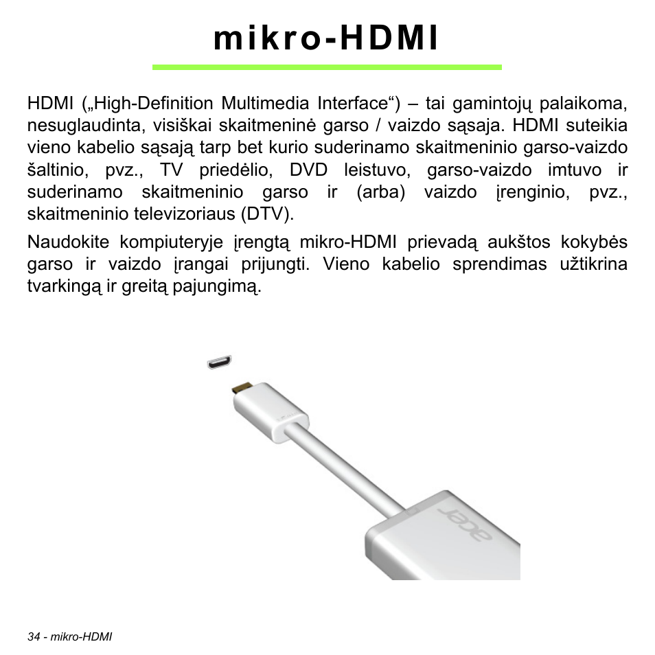 Mikro-hdmi | Acer W700 User Manual | Page 1724 / 2286