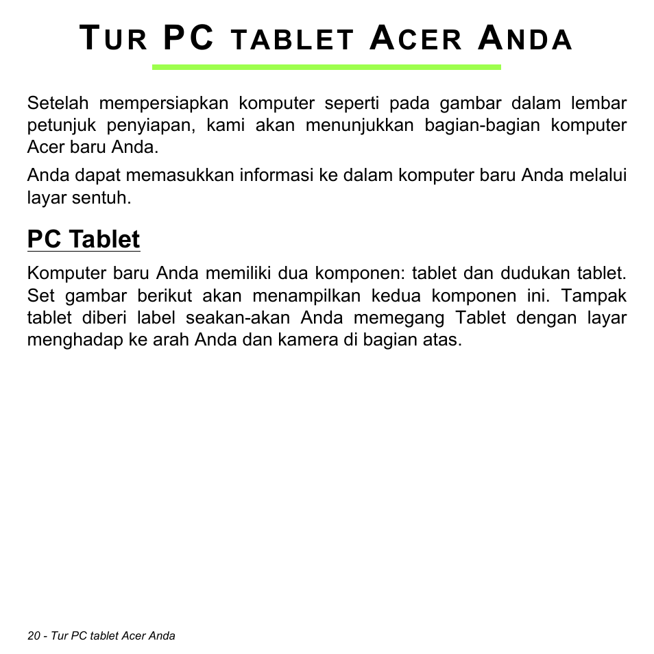 Tur pc tablet acer anda, Pc tablet | Acer W700 User Manual | Page 2154 / 2286