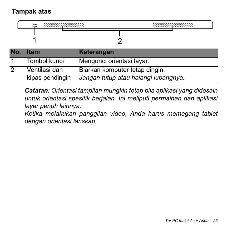 Tampak atas | Acer W700 User Manual | Page 2157 / 2286