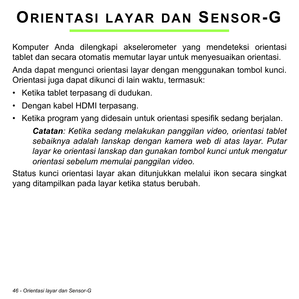 Orientasi layar dan sensor-g | Acer W700 User Manual | Page 2180 / 2286