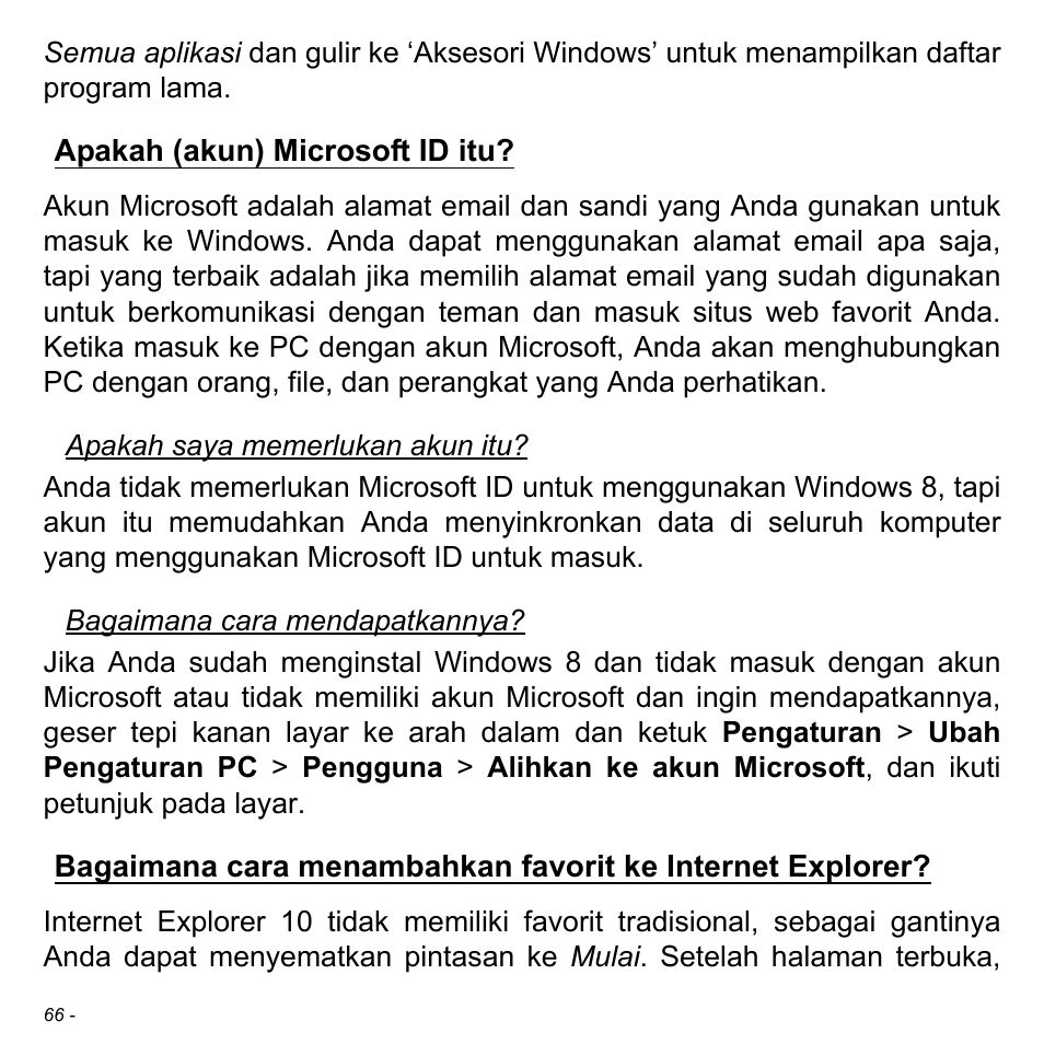 Apakah (akun) microsoft id itu | Acer W700 User Manual | Page 2200 / 2286