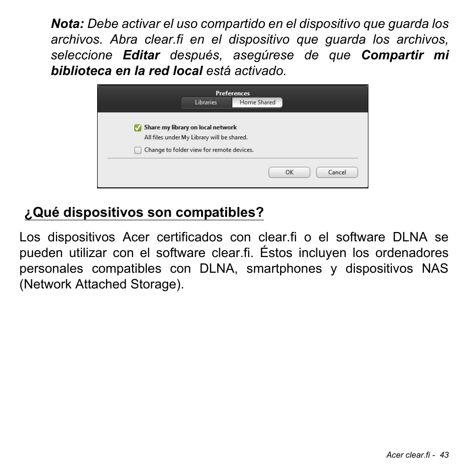 Qué dispositivos son compatibles | Acer W700 User Manual | Page 357 / 2286