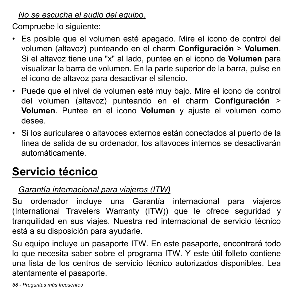 Servicio técnico | Acer W700 User Manual | Page 372 / 2286