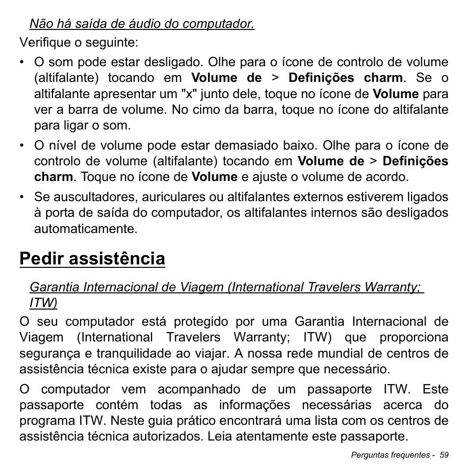 Pedir assistência | Acer W700 User Manual | Page 451 / 2286