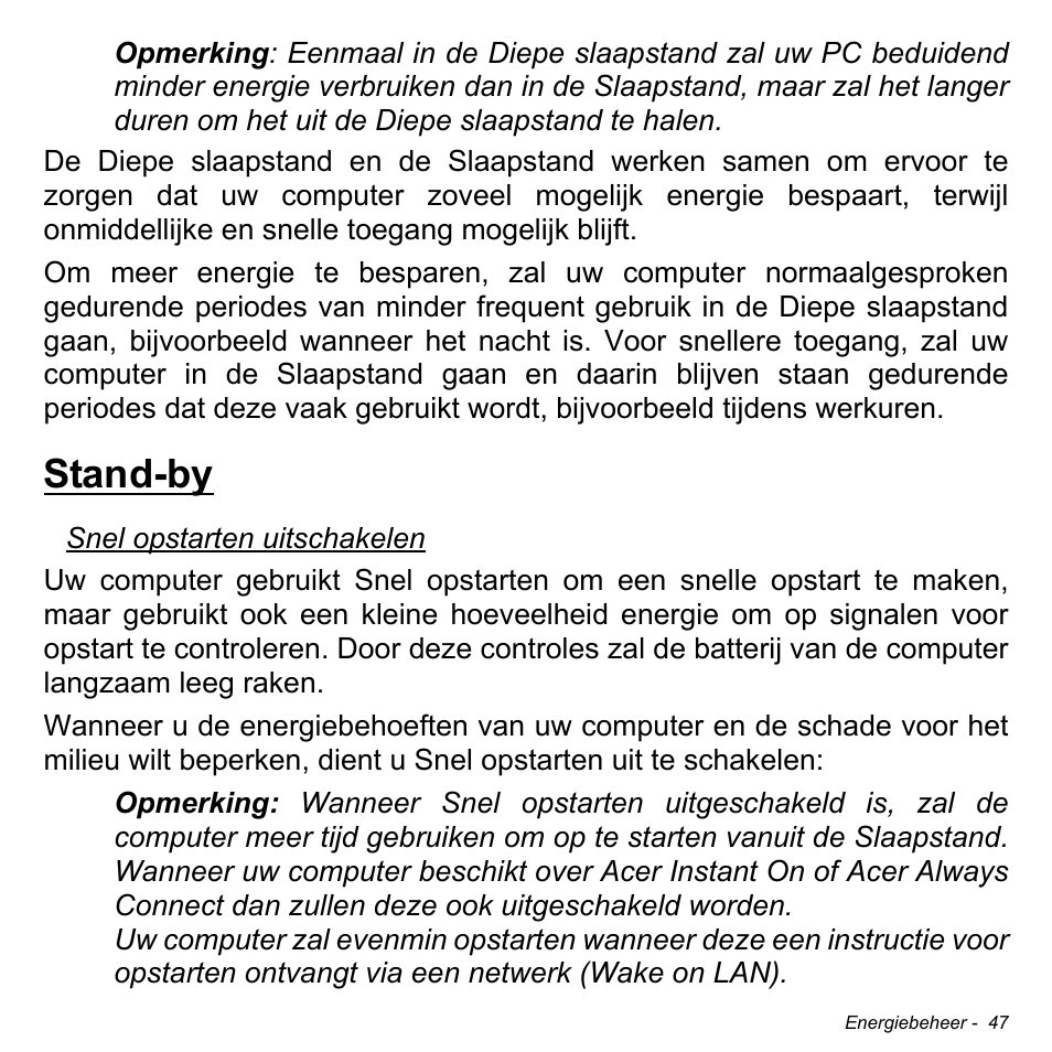 Stand-by | Acer W700 User Manual | Page 517 / 2286